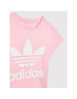 adidas Tricou adicolor Trefoil HC1974 Roz Regular Fit - Pled.ro