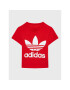 adidas Tricou adicolor Trefoil IC6110 Roșu Regular Fit - Pled.ro