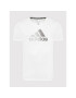 adidas Performance adidas Tricou Aeroready Designed To Move Sport Logo HF7210 Alb Standard Fit - Pled.ro