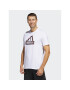 adidas Tricou City Escape Graphic T-Shirt HR2997 Alb Regular Fit - Pled.ro