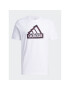 adidas Tricou City Escape Graphic T-Shirt HR2997 Alb Regular Fit - Pled.ro