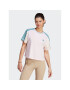 adidas Tricou Essentials 3-Stripes IM0364 Roz Loose Fit - Pled.ro