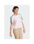 adidas Tricou Essentials 3-Stripes IM0364 Roz Loose Fit - Pled.ro