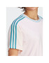 adidas Tricou Essentials 3-Stripes IM0364 Roz Loose Fit - Pled.ro