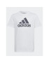 adidas Tricou Essentials Big Logo Cotton T-Shirt IB1670 Alb Regular Fit - Pled.ro