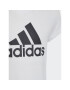 adidas Tricou Essentials Big Logo Cotton T-Shirt IC6121 Alb Slim Fit - Pled.ro