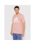 adidas Tricou Essentials Big Logo HE1851 Roz Regular Fit - Pled.ro