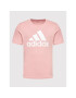 adidas Tricou Essentials Big Logo HE1851 Roz Regular Fit - Pled.ro