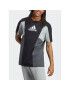 adidas Tricou Essentials Colourblock T-Shirt IC3681 Negru Regular Fit - Pled.ro