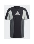 adidas Tricou Essentials Colourblock T-Shirt IC3681 Negru Regular Fit - Pled.ro