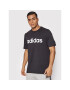 adidas Tricou Essentials Embroidered Linear Logo GL0057 Negru Regular Fit - Pled.ro