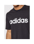 adidas Tricou Essentials Embroidered Linear Logo GL0057 Negru Regular Fit - Pled.ro