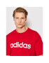 adidas Tricou Essentials Embroidered Linear Logo GL0061 Roșu Regular Fit - Pled.ro