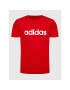 adidas Tricou Essentials Embroidered Linear Logo GL0061 Roșu Regular Fit - Pled.ro