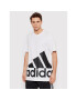 adidas Tricou Essentials Giant Logo HE1829 Alb Relaxed Fit - Pled.ro