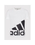 adidas Tricou Essentials Giant Logo HE1829 Alb Relaxed Fit - Pled.ro