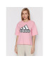 adidas Tricou Essentials Logo HC9184 Roz Loose Fit - Pled.ro