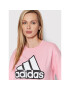 adidas Tricou Essentials Logo HC9184 Roz Loose Fit - Pled.ro