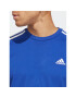 adidas Tricou Essentials Single Jersey 3-Stripes T-Shirt IC9338 Albastru Regular Fit - Pled.ro