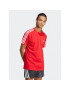 adidas Tricou Essentials Single Jersey 3-Stripes T-Shirt IC9339 Roșu Regular Fit - Pled.ro