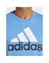 adidas Tricou Essentials Single Jersey Big Logo T-Shirt IC9360 Albastru Regular Fit - Pled.ro