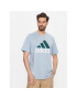 adidas Tricou Essentials Single Jersey Big Logo T-Shirt IJ8576 Albastru Regular Fit - Pled.ro