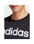 adidas Tricou Essentials Single Jersey Linear Embroidered Logo T-Shirt IC9274 Negru Regular Fit - Pled.ro