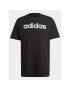 adidas Tricou Essentials Single Jersey Linear Embroidered Logo T-Shirt IC9274 Negru Regular Fit - Pled.ro