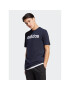 adidas Tricou Essentials Single Jersey Linear Embroidered Logo T-Shirt IC9275 Albastru Regular Fit - Pled.ro