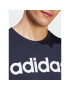 adidas Tricou Essentials Single Jersey Linear Embroidered Logo T-Shirt IC9275 Albastru Regular Fit - Pled.ro