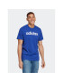 adidas Tricou Essentials Single Jersey Linear Embroidered Logo T-Shirt IC9279 Albastru Regular Fit - Pled.ro