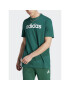 adidas Tricou Essentials Single Jersey Linear Embroidered Logo T-Shirt IJ8658 Verde Regular Fit - Pled.ro