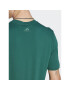 adidas Tricou Essentials Single Jersey Linear Embroidered Logo T-Shirt IJ8658 Verde Regular Fit - Pled.ro