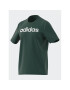 adidas Tricou Essentials Single Jersey Linear Embroidered Logo T-Shirt IJ8658 Verde Regular Fit - Pled.ro