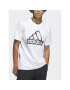 adidas Tricou Future Icons Graphic Short Sleeve T-Shirt HR3000 Alb Regular Fit - Pled.ro