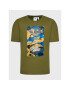 adidas Tricou Graphic Camo HK5158 Verde Regular Fit - Pled.ro