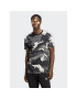 adidas Tricou Graphics Camo Allover Print T-Shirt IC5727 Negru Regular Fit - Pled.ro