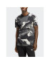 adidas Tricou Graphics Camo Allover Print T-Shirt IC5727 Negru Regular Fit - Pled.ro