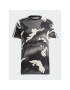 adidas Tricou Graphics Camo Allover Print T-Shirt IC5727 Negru Regular Fit - Pled.ro