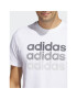 adidas Tricou Multi Linear Sportswear Graphic T-Shirt (Short Sleeve) HS2522 Alb Regular Fit - Pled.ro