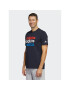 adidas Tricou Multi Linear Sportswear Graphic T-Shirt (Short Sleeve) HS2524 Albastru Regular Fit - Pled.ro