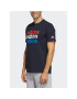 adidas Tricou Multi Linear Sportswear Graphic T-Shirt (Short Sleeve) HS2524 Albastru Regular Fit - Pled.ro