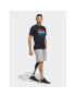 adidas Tricou Multi Linear Sportswear Graphic T-Shirt (Short Sleeve) HS2524 Albastru Regular Fit - Pled.ro