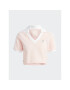 adidas Tricou polo Crop Polo Shirt IP3757 Roz - Pled.ro