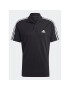 adidas Tricou polo Essentials Piqué Embroidered Small Logo 3-Stripes Polo Shirt IC9310 Negru Regular Fit - Pled.ro