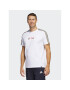 adidas Tricou Sport Optimist 3-Stripes Sportswear Graphic T-Shirt (Short Sleeve) HT3025 Alb Regular Fit - Pled.ro