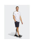 adidas Tricou Sport Optimist 3-Stripes Sportswear Graphic T-Shirt (Short Sleeve) HT3025 Alb Regular Fit - Pled.ro