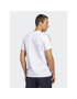 adidas Tricou Sport Optimist 3-Stripes Sportswear Graphic T-Shirt (Short Sleeve) HT3025 Alb Regular Fit - Pled.ro