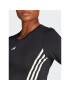 adidas Tricou tehnic AEROREADY Hyperglam IL6972 Negru Tight Fit - Pled.ro