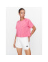 adidas Tricou tehnic BLUV Print Performance IL9578 Roz Loose Fit - Pled.ro